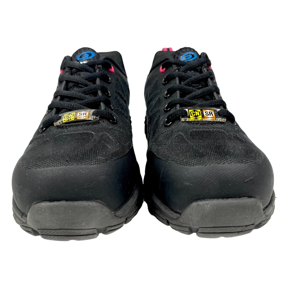 Nautilus Women’s 6.5 Safety Work‎ Shoes Black Pink Composite Toe - Picture 2 of 11